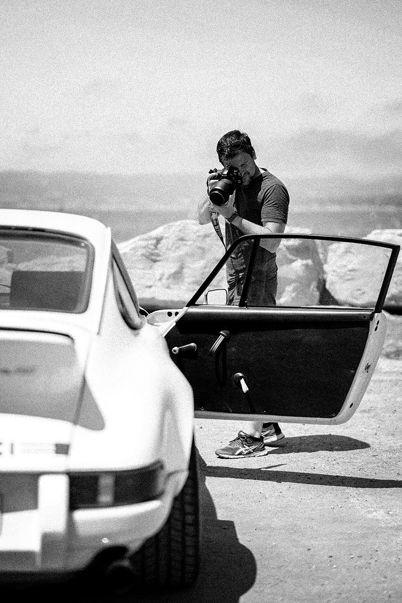 Portrait of Loïc Kernen, automotive photographer