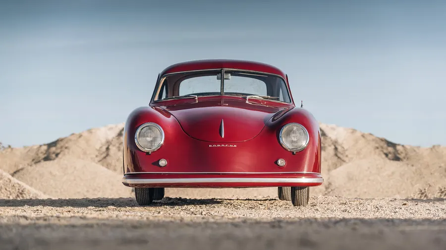 Porsche 356 presented at a Sotheby's collector car auction