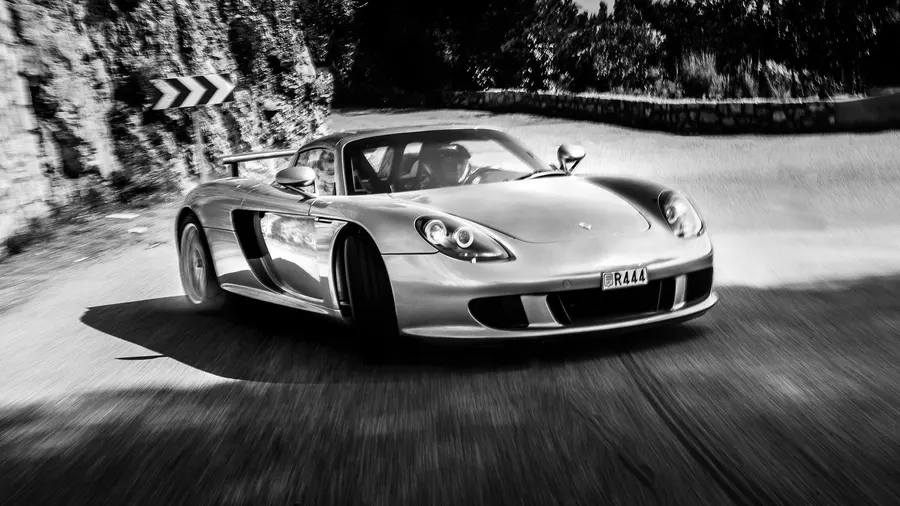 Porsche Carrera GT photographed in natural light